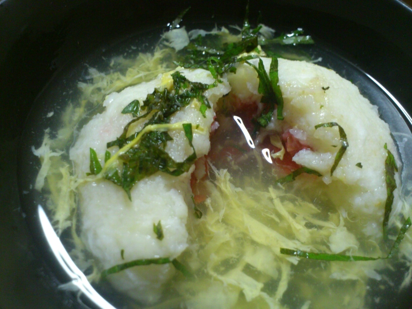 梅肉いりで～す