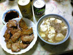 餃子と肉団子スープ