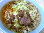 キャベツ炒めラーメン