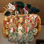 今年の熊手は神輿が２基