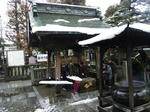 屋根の雪が  ドサッ！