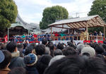特設会場で神猿と鬼たちとの問答