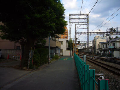 育った家付近
