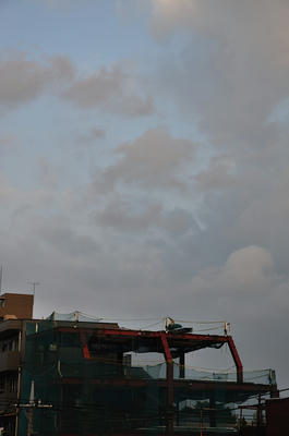 今朝の空
