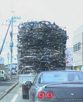 自転車山積み
