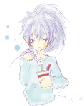 士朗さん、カップラーメンを食す