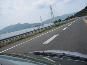しまなみ海道疾走中