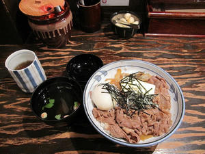 牛の力・牛力丼（白）