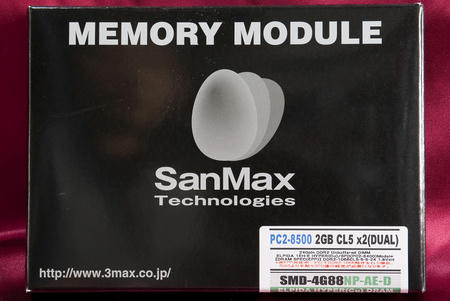 SanMaxの銅配線メモリー　SMD-4G88NP-AE-D