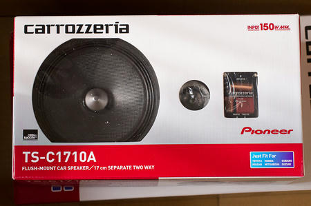 パイオニア carrozzeria TS-C1710A　UD-K714　ブラケット加工編