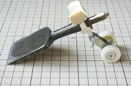 鑿研ぎ用の治具　手研ぎ　鑿研ぎ機