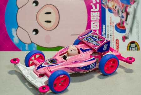 ミニ四駆ピッグの素組み