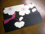 桜の封筒open