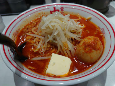 帰りに食べた美味しいラーメンの写真。