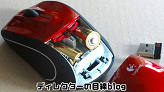 Logicool M505 レッド M505の乾電池装着