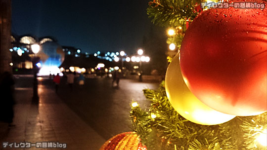 °○°東京ディズニーシー クリスマス・ウィッシュ2015 雨が降り出したちょっぴり幻想的な夜の風景その7