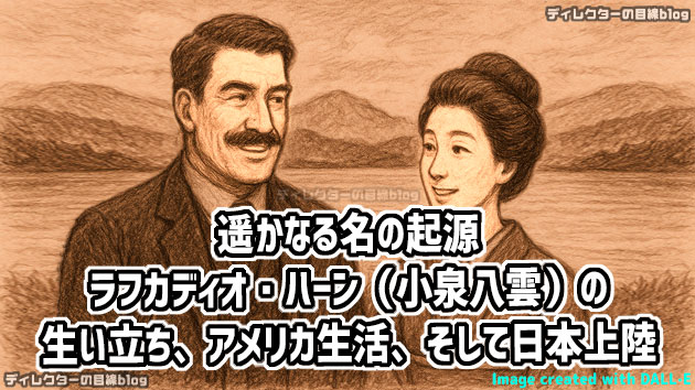 朝ドラ「ばけばけ」遥かなる名の起源：ラフカディオ・ハーン（小泉八雲）の生い立ち、アメリカ生活、そして日本上陸