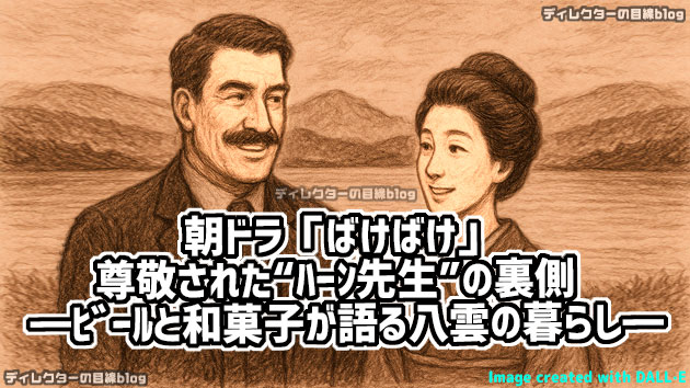 朝ドラ「ばけばけ」尊敬された“ハーン先生”の裏側 ―ビールと和菓子が語る八雲の暮らし―