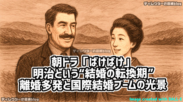 朝ドラ「ばけばけ」明治という“結婚の転換期”－離婚多発と国際結婚ブームの光景－