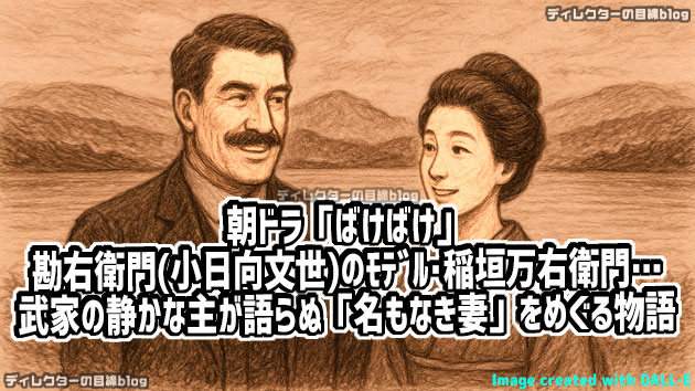 朝ドラ「ばけばけ」勘右衛門（小日向文世）のモデル・稲垣万右衛門…　武家の静かな主が語らぬ「名もなき妻」をめぐる物語