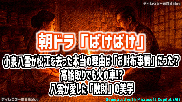 朝ドラ「ばけばけ」親友との涙の別れに隠された切ない小泉八雲の熊本移住の真実と、クビになった車夫の誤算