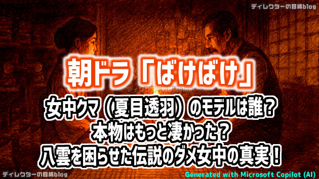 朝ドラ「ばけばけ」女中クマ（夏目透羽）のモデルは誰？ 本物はもっと凄かった？ 八雲を困らせた伝説のダメ女中の真実！