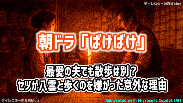 朝ドラ「ばけばけ」最愛の夫でも散歩は別？セツが八雲と歩くのを嫌がった意外な理由&rdquo;