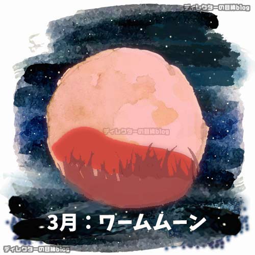 ワームムーン(芋虫月)