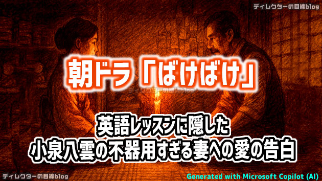 朝ドラ「ばけばけ」英語レッスンに隠した小泉八雲の不器用すぎる妻への愛の告白