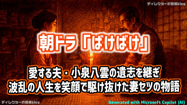 朝ドラ「ばけばけ」愛する夫・小泉八雲の遺志を継ぎ、波乱の人生を笑顔で駆け抜けた妻セツの物語