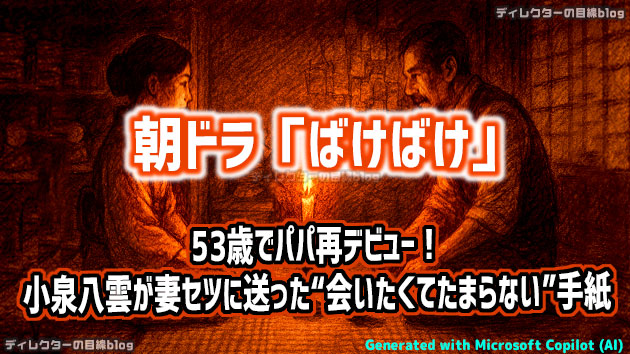 朝ドラ「ばけばけ」53歳でパパ再デビュー！ 小泉八雲が妻セツに送った&ldquo;会いたくてたまらない&rdquo;一途な手紙!!