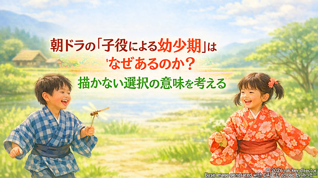朝ドラの「子役による幼少期」はなぜあるのか？　――描かない選択の意味を考える