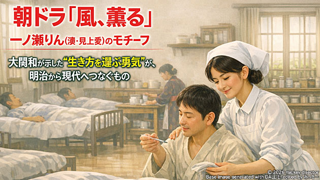 朝ドラ『風、薫る』一ノ瀬りん（演・見上愛）のモチーフ──大関和が示した&ldquo;生き方を選ぶ勇気&rdquo;が、明治から現代へつなぐもの