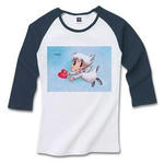 Cute Angel.10-3/4リブラグランTシャツ