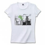 カッパ・キャラクターのプリントTシャツ(ホワイト)各種