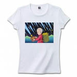 ファンタジーイラストのプリントTシャツ(ホワイト)各種