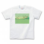 キャラクターイラストのプリントTシャツ(ホワイト)各種