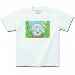 象・キャラクターのプリントTシャツ(ホワイト)各種
