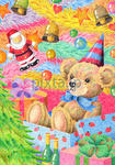 低価格商用イラスト・テディベアのX`mas