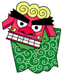 年賀状用画像 - 獅子舞