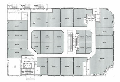 東街区商業施設3階フロア図