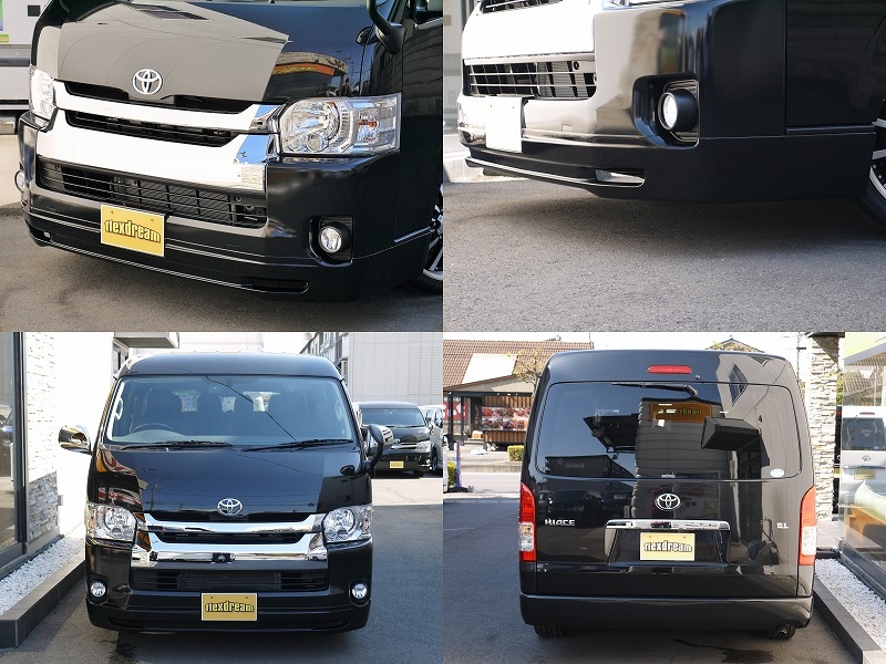 ハイエース　外装カスタム画像　新車コンプリートカー