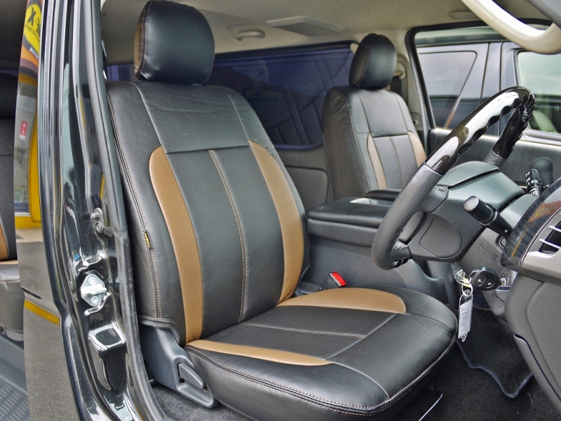 ハイエース２００用　シートカバー　３型スーパーＧＬ用