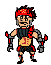 クロオビを装備した絵