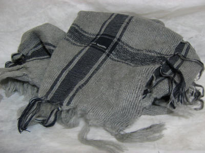 グレーのショール