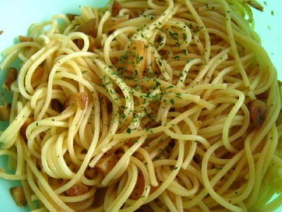 ガーリックパスタ