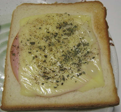 ハムチーズトースト