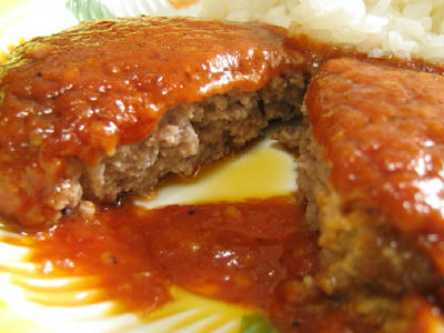 カリふわオーロラハンバーグ