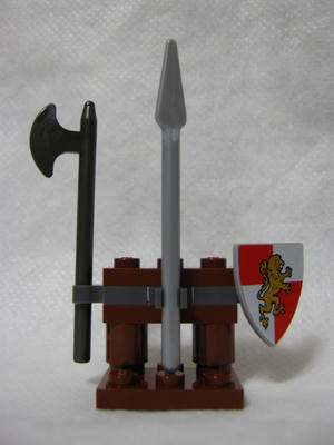 レゴ武器立て掛け