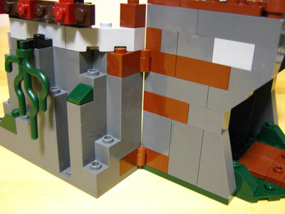 しにがみ大王の城：左の塔